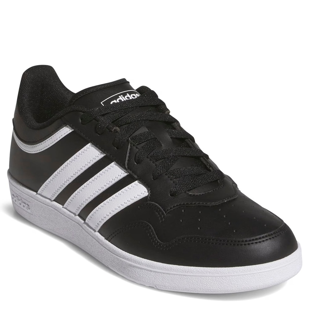 NIB ADIDAS HOOPS 4.0 Men's Sneakers Low Top Shoes~SZ 10.0~BLACK/WHITE